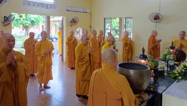 Đồng Nai: Chư Tăng Ni H.Thống Nhất tập trung Bố-tát mùa An cư kiết hạ Phật lịch 2567