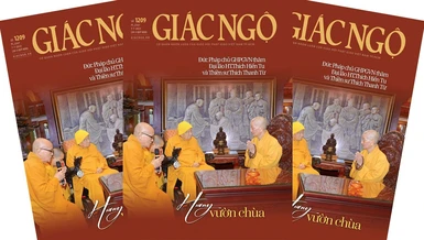 Báo Giác Ngộ số 1209: Đức Pháp chủ GHPGVN thăm chư vị giáo phẩm Trưởng lão trên 100 tuổi 