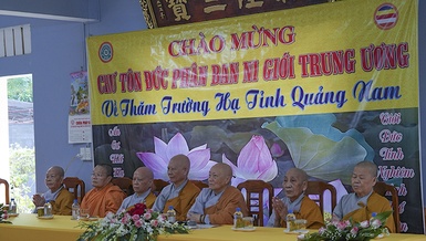 Phân ban Ni giới T.Ư thăm chư Ni hành giả an cư tại TP.Đà Nẵng và tỉnh Quảng Nam