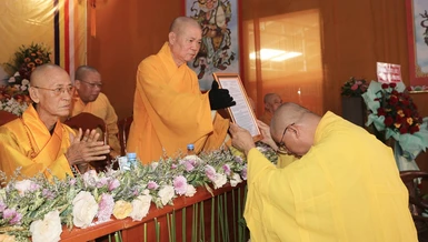 Khánh Hòa: Lễ công bố và trao quyết định bổ nhiệm trụ trì chùa Bửu Long (H.Diên Khánh)