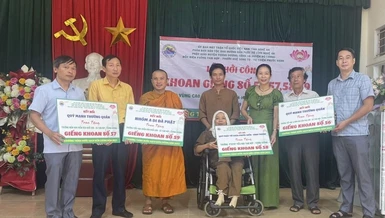 Nghệ An: Khởi công khoan giếng cho các điểm trường khó khăn
