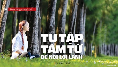 Bài trên Báo Giác Ngộ số 1222 - Thiết kế: Phòng Mỹ thuật BGN/Tống Viết Diễn