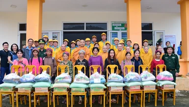 Ban Từ thiện Giáo đoàn VI hệ phái Khất sĩ chia sẻ yêu thương đến đồng bào dân tộc tại Quảng Bình