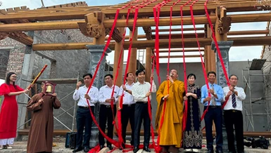 Hải Phòng: Lễ an vị long cốt ngôi tổ đường chùa Phúc Hậu