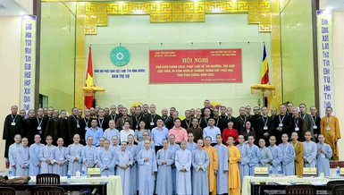 Phổ biến Luật Tín ngưỡng, tôn giáo cho Tăng Ni sinh Trường Trung cấp Phật học tỉnh Bình Dương