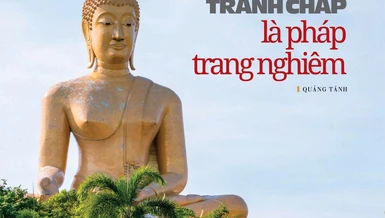 Bài trên Báo Giác Ngộ số 1234 - Thiết kế: Phòng Mỹ thuật BGN/Tống Viết Diễn 