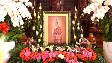 Di ảnh cố Hòa thượng Thích Thiện Ngộ 
