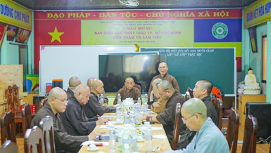 Ban Trị sự GHPGVN H.Củ Chi đề xuất hỗ trợ các cơ sở chưa đủ pháp lý và triển khai các Phật sự khác