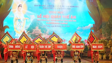 Khai mạc Lễ hội Quán Thế Âm Ngũ Hành Sơn 2024 tại chùa Quán Thế Âm (TP.Đà Nẵng)