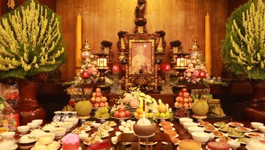 Giác linh đài cố Hòa thượng Thích Thanh Phong