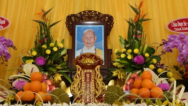 Di ảnh Ni trưởng Thích nữ Như Nguyệt (1933-2020)