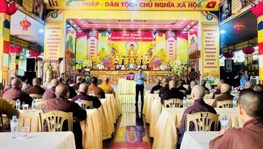 Trưởng ban Tôn giáo tỉnh Thanh Hóa Hồ Việt Anh phổ biến pháp luật về tín ngưỡng, tôn giáo