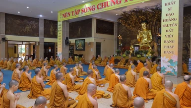 Hệ phái Khất sĩ khai mạc Khóa bồi dưỡng đạo hạnh lần 9 tại pháp viện Minh Đăng Quang (TP.Thủ Đức, TP.HCM)