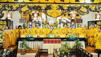 Lưu niệm tại tổ đình Phổ Quang (Q.Phú Nhuận, TP.HCM)