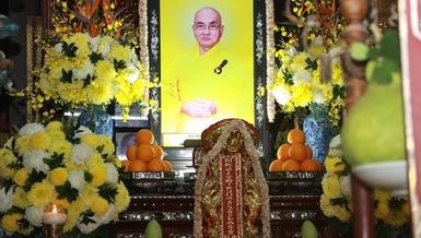 Di ảnh Trưởng lão Hòa thượng Thích Thiện Huệ