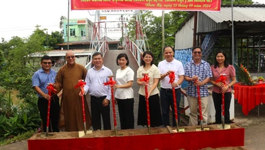 Khởi công xây dựng cầu Nhơn Lợi 2 tại ấp Nhơn Lợi, X.Nhơn Mỹ, H.Chợ Mới, An Giang