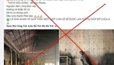 Mạo danh chùa Vạn Phật (Gia Lai) kêu gọi quyên góp sau trận hỏa hoạn