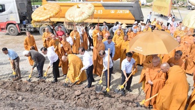 Chính thức khởi công xây dựng thiền viện Trúc Lâm Tây Ninh 