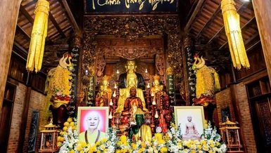 Lễ tưởng niệm 716 năm Đức vua - Phật hoàng Trần Nhân Tông nhập Niết-bàn và húy kỵ lần thứ 13 của Trưởng lão Hòa thượng Thích Thanh Tứ tại chùa Đại Bi