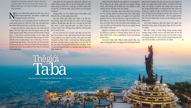 Bài trên Báo Giác Ngộ số 1278 - Thiết kế: Phòng Mỹ thuật BGN/Tống Viết Diễn