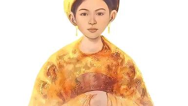 Tranh vẽ công chúa Huyền Trân
