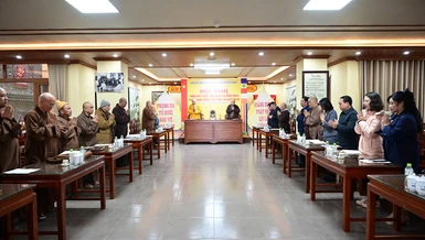 Cử hành nghi thức niệm Phật cầu gia bị