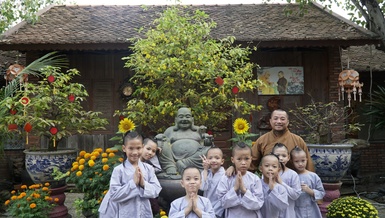 Đại đức Thích Huệ Phát - người thầy, cũng là người cha trong lòng các chú tiểu