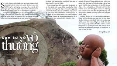 Bài trên Báo Giác Ngộ số 1291 - Thiết kế: Phòng Mỹ thuật BGN/Tống Viết Diễn