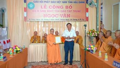 Thành lập điểm sinh hoạt tôn giáo tập trung Ngọc Vân do Sư cô Thích nữ Kính Liên là người đại diện