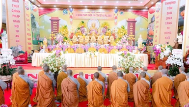 Quang cảnh buổi lễ