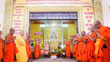 Trang nghiêm Lễ tưởng niệm 8 năm ngày Trưởng lão Hòa thượng Danh Nhưỡng viên tịch