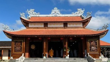 Chánh điện mới của chùa Quan Khố