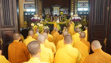 Trang nghiêm Lễ Đại tường Hòa thượng Thích Từ Tánh tại chùa Phổ Đà