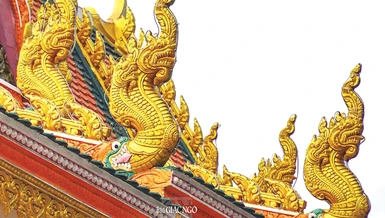 Tượng Neak xuất hiện phổ biến trong các kiến trúc chùa chiền và là biểu trưng văn hóa của người Khmer
