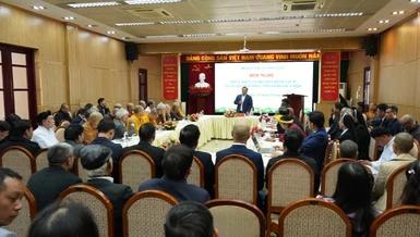 Thứ trưởng Bộ Dân tộc và Tôn giáo Nguyễn Hải Trung chủ trì hội nghị