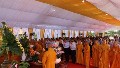 Lễ cầu nguyện khởi dựng ngôi chánh điện và nhà Tổ tại thiền viện Trúc Lâm Tây Ninh
