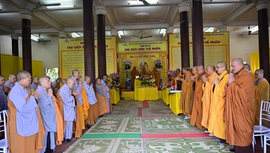 Đại giới đàn Tuệ Nhẫn do Ban Trị sự GHPGVN TP.Hải Phòng tổ chức tại tổ đình Quang Khánh