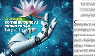 Bài trên Báo Giác Ngộ số 1333 - Thiết kế: Phòng Mỹ thuật BGN/Tống Viết Diễn