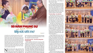 Bài trên Báo Giác Ngộ số 1336 - Thiết kế: Phòng Mỹ thuật BGN/Tống Viết Diễn