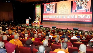 Hội nghị Thượng đỉnh Phật giáo toàn cầu (GBS) lần thứ 2 chính thức khai mạc vào sáng 24-1, tại Trung tâm Hội nghị Bharat Mandapam ở New Delhi