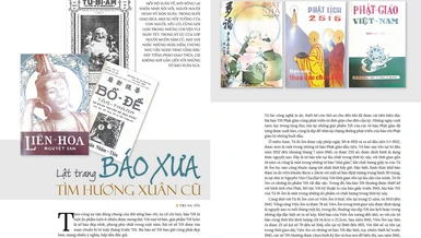 Lật trang báo xưa tìm hương xuân cũ