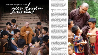 Bài trên Báo Giác Ngộ số 1339 - Thiết kế: Phòng Mỹ thuật BGN/Tống Viết Diễn