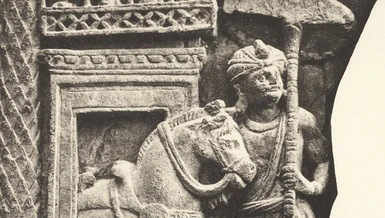 Phù điêu mô tả Thái tử Siddhartha từ giã ngựa Kiền-trắc