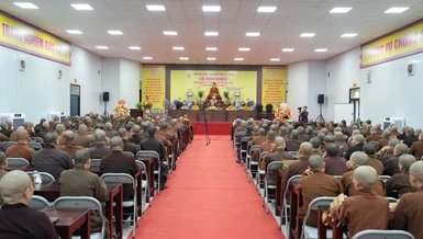 Quang cảnh buổi lễ khai giảng
