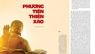 Bài trên Báo Giác Ngộ số 1344 - Thiết kế: Phòng Mỹ thuật BGN/Tống Viết Diễn