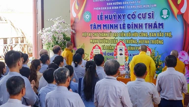 Trang nghiêm Lễ tưởng niệm và tri ân cư sĩ Tâm Minh Lê Đình Thám