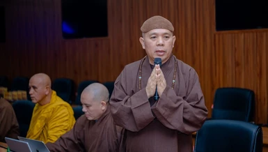 Thượng tọa Thích Tâm Mãn - Ảnh: Đăng Huy