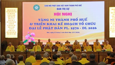 Hội nghị Tăng Ni TP.Huế diễn ra tại tổ đình Từ Đàm