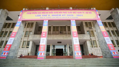 Cung Văn hóa Hữu nghị Việt Xô - nơi diễn ra Đại hội đại biểu Phật giáo TP.Hà Nội lần thứ X, nhiệm kỳ 2026-2031