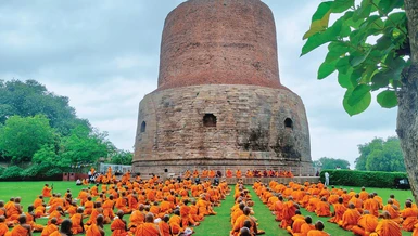 Đại tháp Dhamek - trái tim của Sarnath